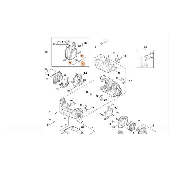 STIHL  Zestaw sprężyny HA02 007 1001
